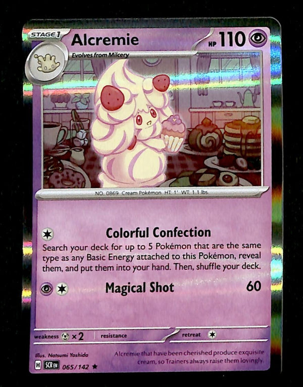 Alcremie Holo Stellar Crown 065/142, NM Pokemon Card
