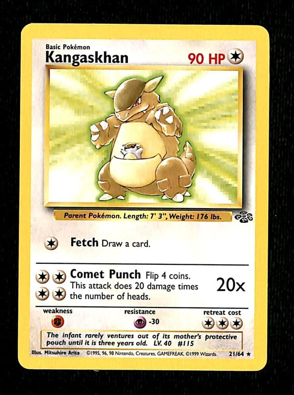 Kangaskhan Jungle NM, 21/64 Pokemon Card