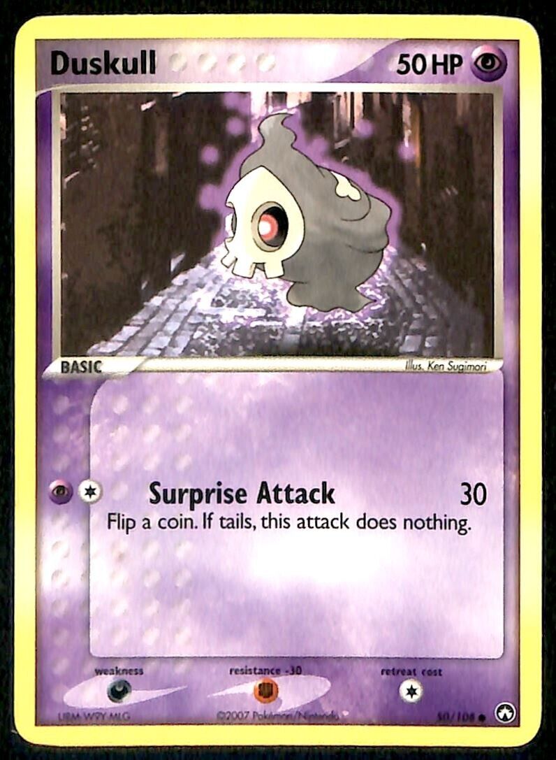 Duskull Power Keepers NM, 50/108 Pokemon Card