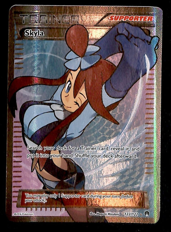 Skyla Full Art Trainer Breakpoint 122/122, NM Pokemon Card