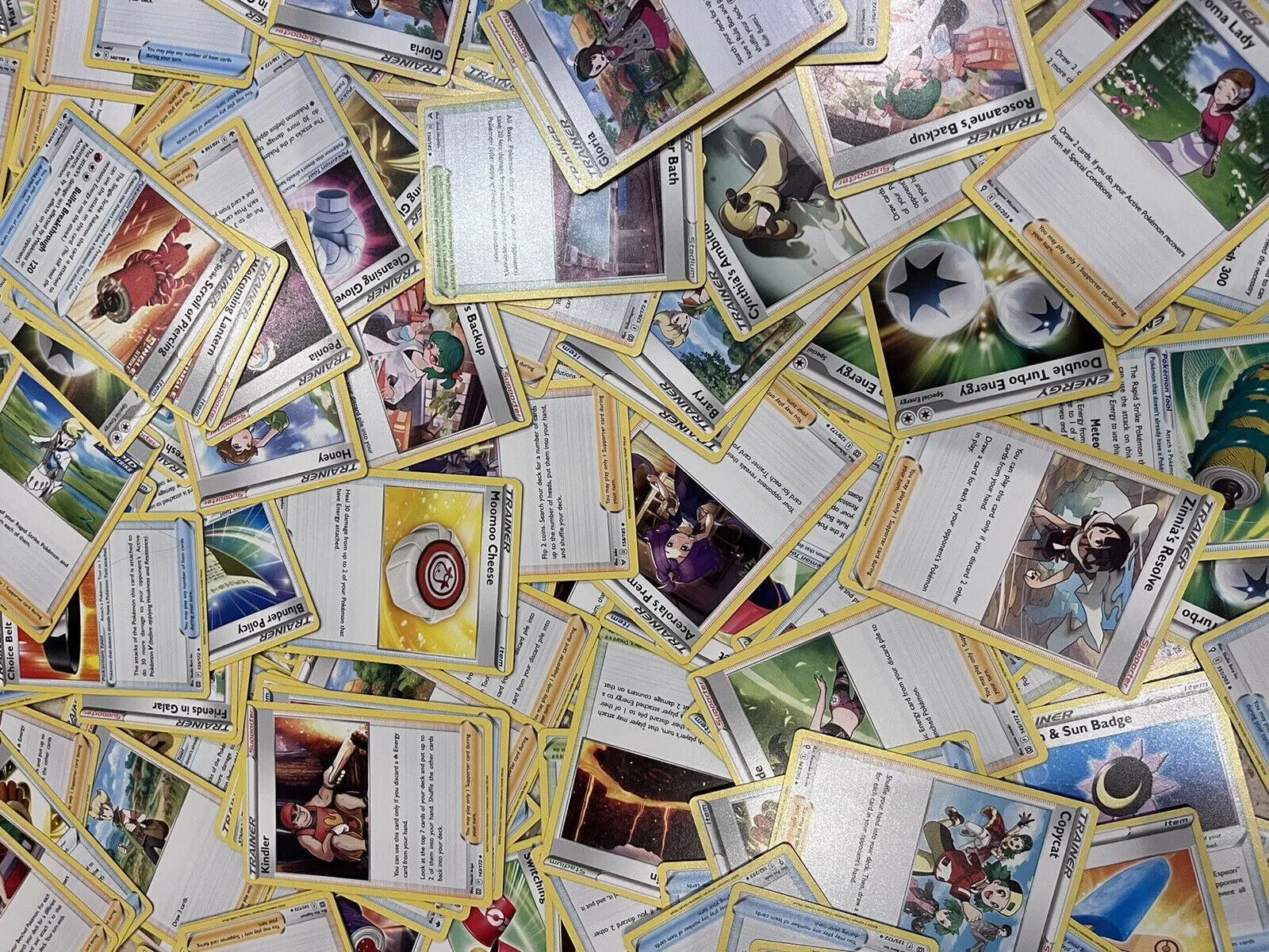 Genuine Pokemon Cards Joblot Bundle Including Ultra Rares, V's, Full Arts, EX,GX