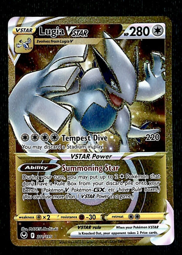 Lugia Vstar Ultra Rare Silver Tempest 211/195, NM Pokemon Card Lugia Vstar Ultra Rare Silver Tempest 211/195, NM Pokemon Card