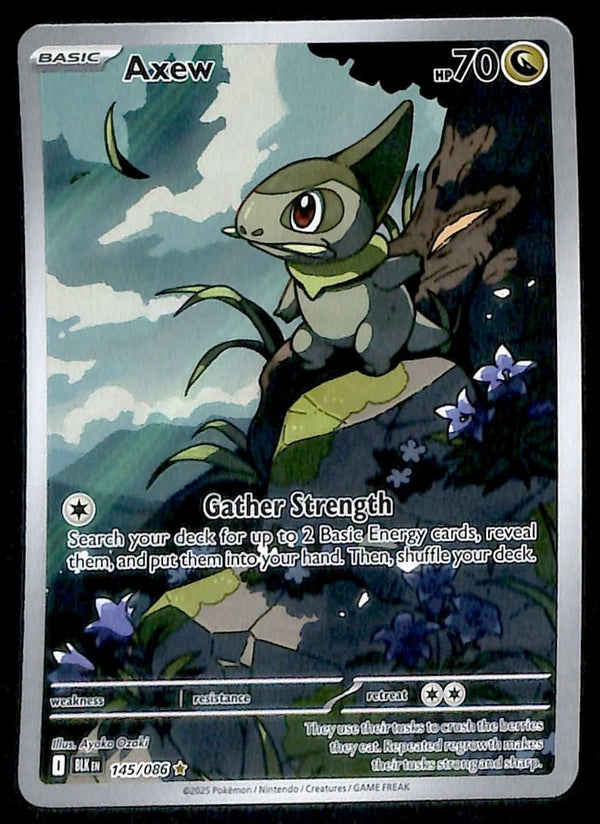 Axew Black Bolt 145/086, NM Pokemon Card