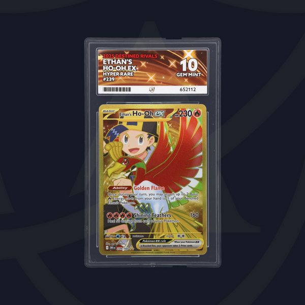 Ethans Ho-Oh Destined Rivals 239/182, ACE 10 Graded Pokemon Card