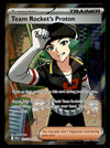 Team Rockets Proton Full Art Trainer Destined Rivals 227/182, NM PokemonCard