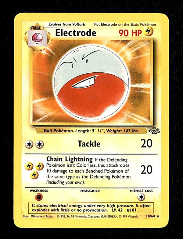 Electrode Jungle NM, 18/64 Pokemon Card