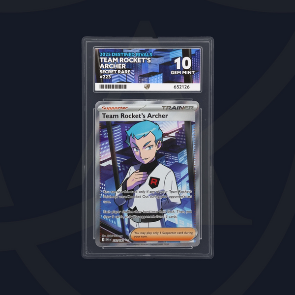 Team Rockets Archer Destined Rivals 223/182, ACE 10 Graded Pokemon Card