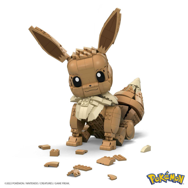 Pokemon Mega Construx Jumbo Eevee 11.5"