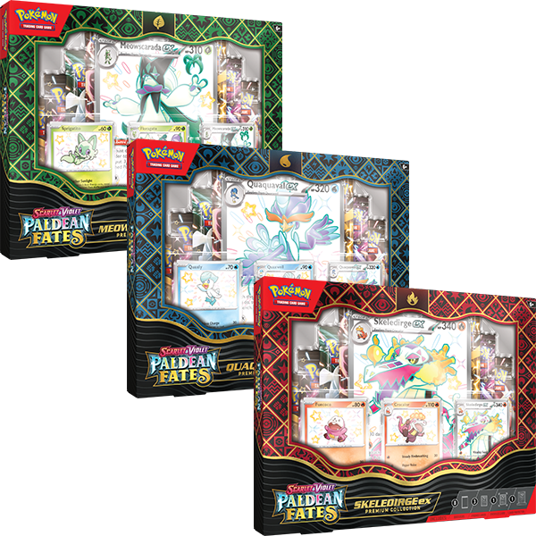 Pokemon: Paldean Fates- Pokémon ex Premium Collection Box – Double Infinity Gaming Pokemon: Paldean Fates- Pokémon ex Premium Collection Box – Double Infinity Gaming