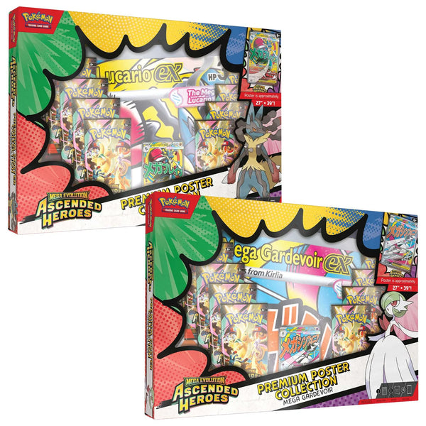 Mega Evolution Ascended Heroes - First Partners Deluxe Pin Collection Box