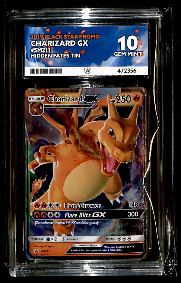 Charizard GX Promo SM211, ACE 10 Pokemon Card