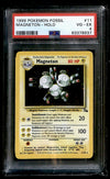 Magneton Holo Fossil 11/62, PSA 4 Pokemon Card