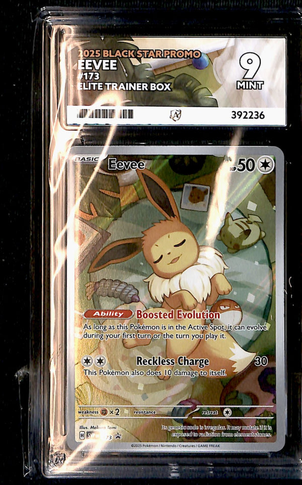Eevee Promo SVP 173, ACE 9 Pokemon Card