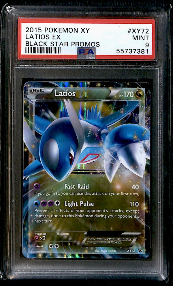 Latios ex XY Promo XY 72, PSA 9 Pokemon Card