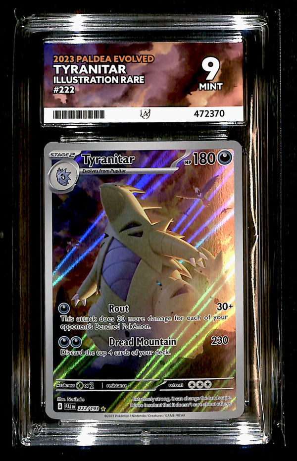 Tyranitar Paldea Evoled 222/193, ACE 9 Pokemon Card
