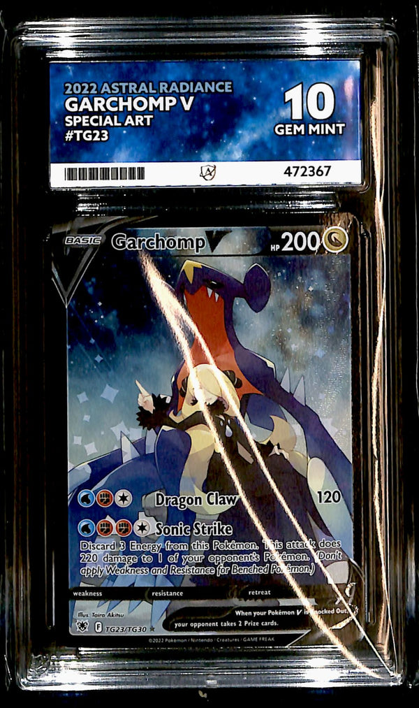 Garchomp V Astral Radiance TG23/TG30, ACE 10 Pokemon Card