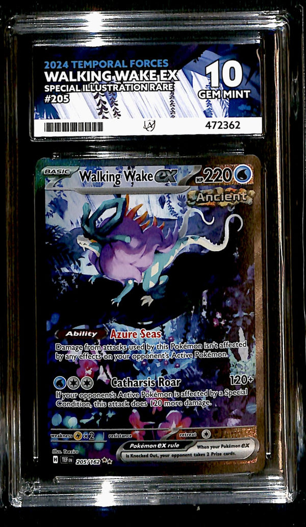 Walking Wake ex Temporal Forces 205/162, ACE 10 Pokemon Card