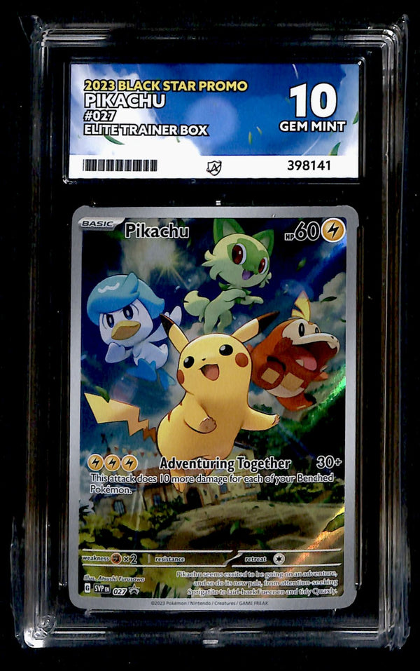 Pikachu Promo SVP 027, ACE 10 Pokemon Card