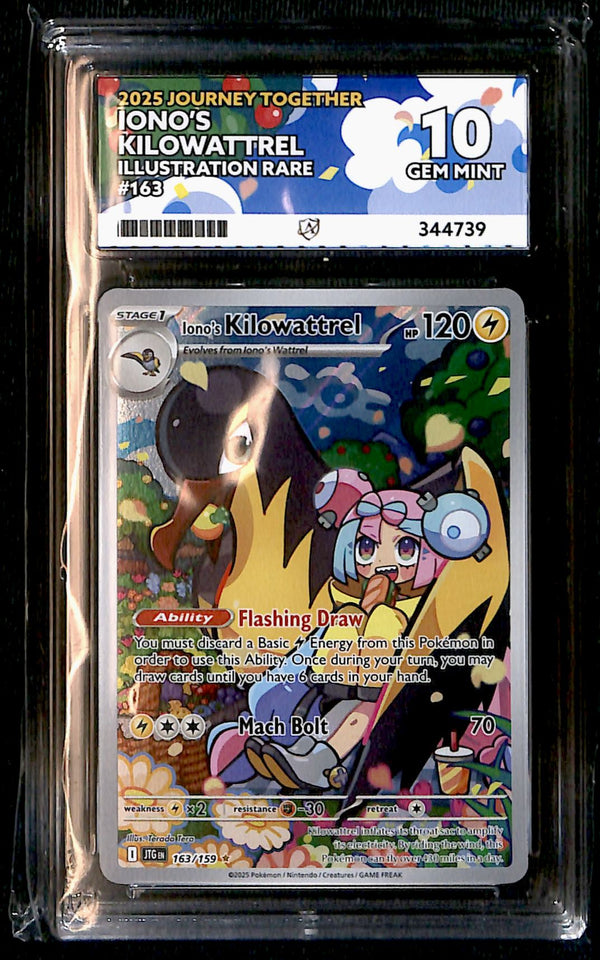 Ionos Kiloattrel Journey Together 163/159, ACE 10 Pokemon Card