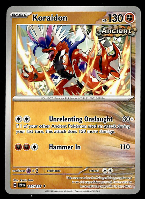 Surging Sparks Commons/Uncommon's