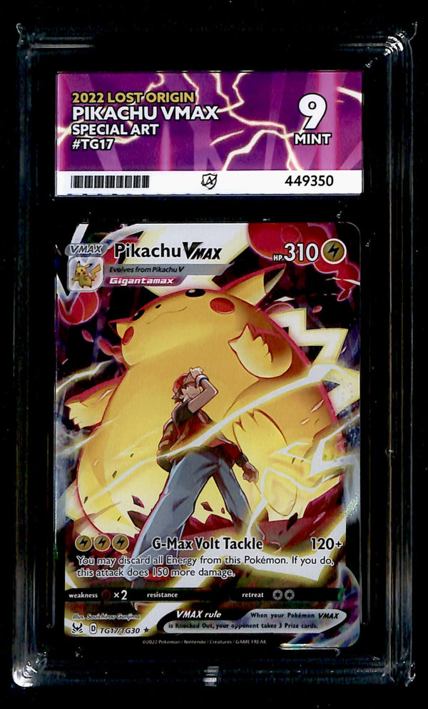 Pikachu Vmax Lost Origin TG17/TG30, ACE 9 Pokemon Card