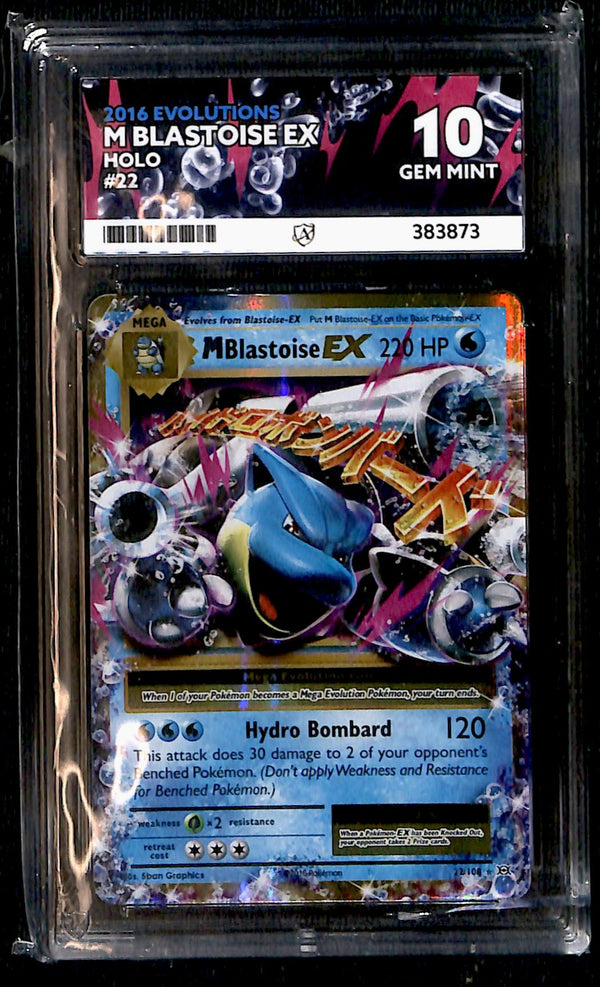 Mega Blastoise Evolutions 22/108, ACE 10 Pokemon Card