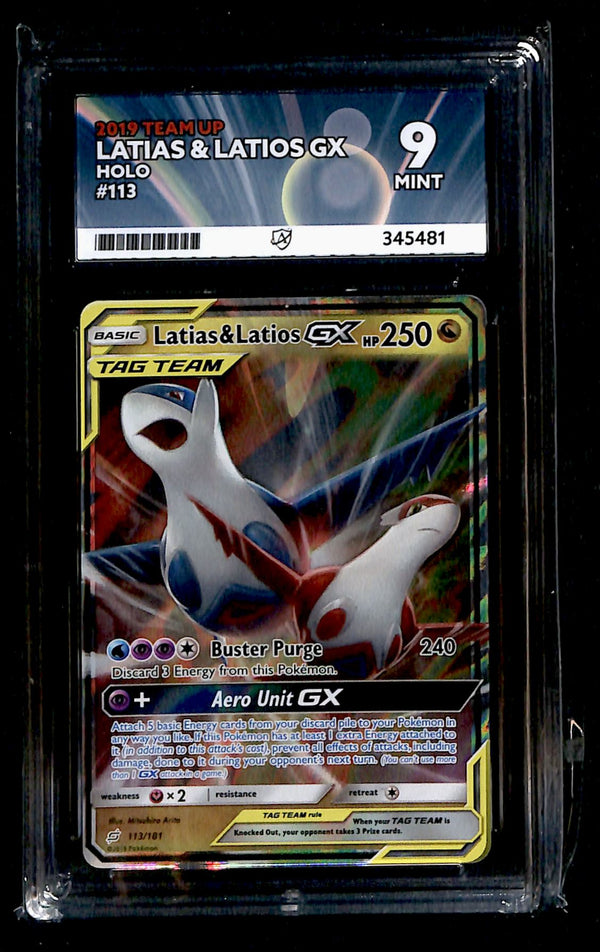Latias & Latios GX 113/181, ACE 9 Pokemon Card