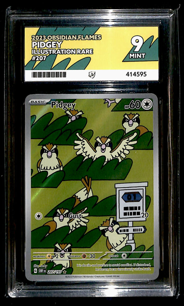Pidgey Obsidian Flames 207/197, ACE 9 Pokemon Card