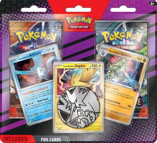 Team Rocket's Legendary Birds 2 pack blister