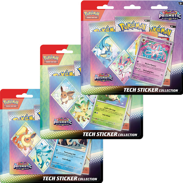 Prismatic Evolutions Tech Sticker Collection