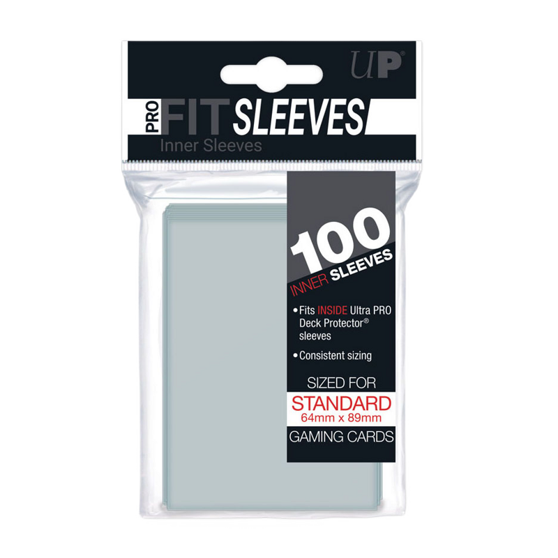 100 x Ultra Pro - Pro Fit Clear Sleeves