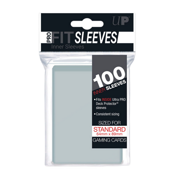 100 x Ultra Pro - Pro Fit Clear Sleeves