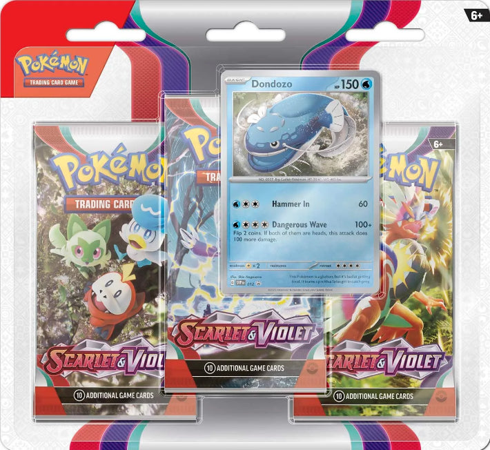 Scarlet & Violet 3 Pack Blister