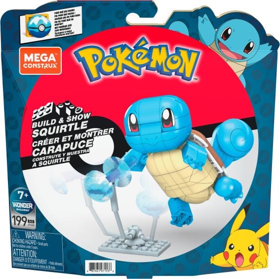 Pokemon Mega Construx Build & Show Squirtle