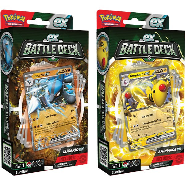 Lucario Or Ampharos EX Battle Deck Box