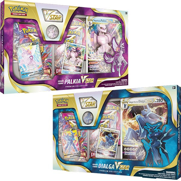 Origin Forme Palkia OR Origin Forme Dialga VSTAR Premium Collection Box