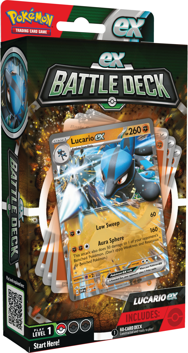 Lucario Or Ampharos EX Battle Deck Box