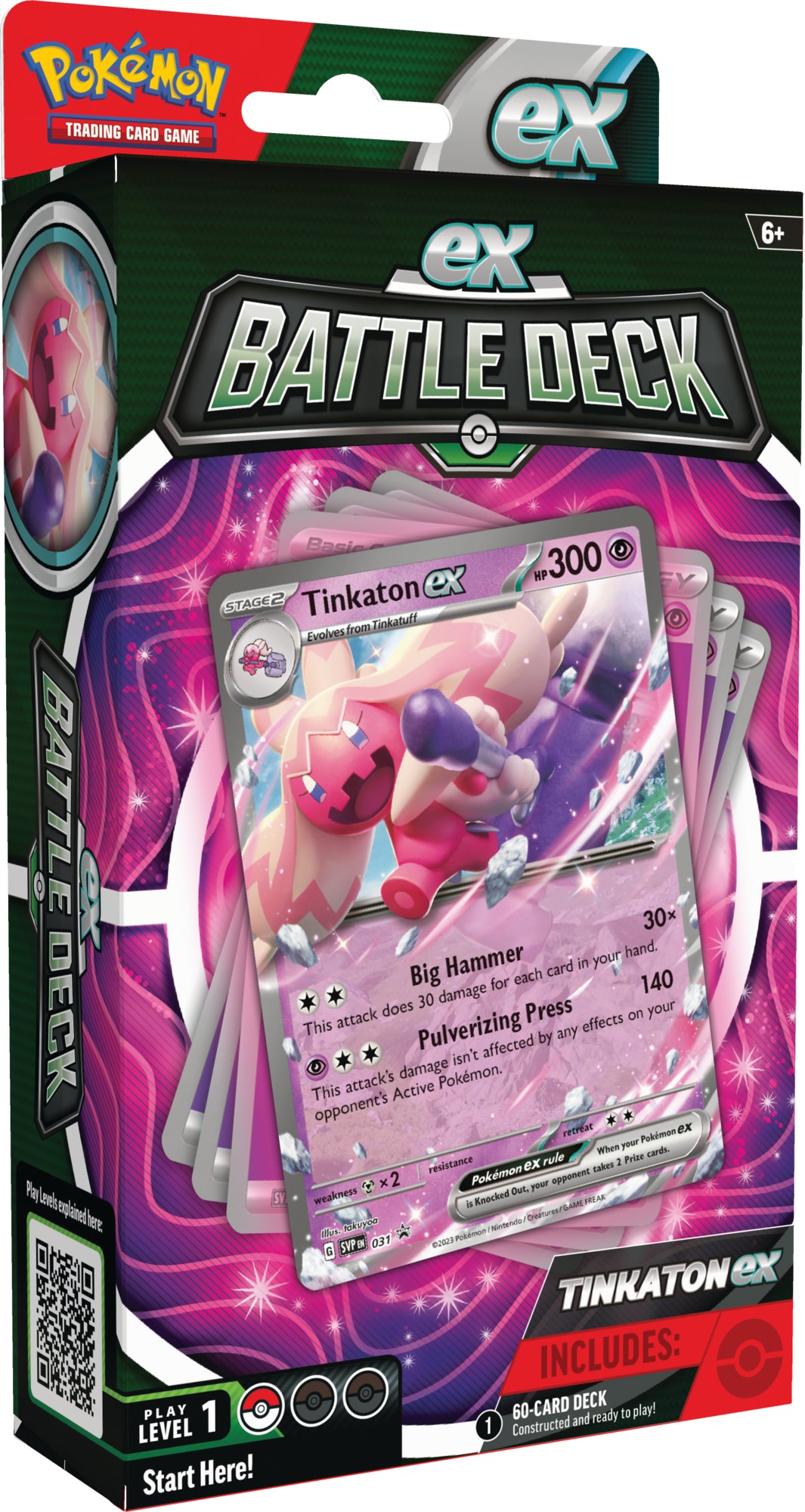 Pokémon TCG Tinkaton ex / Chien-Pao ex Battle Deck (Aleatório) 1 Und.