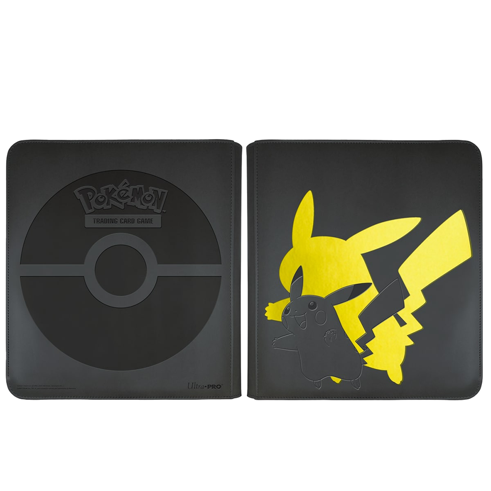 Pikachu Elite Series 12-Pocket Zippered PRO Pokemon Binder