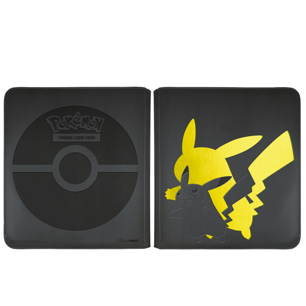 Pikachu Elite Series 12-Pocket Zippered PRO Pokemon Binder