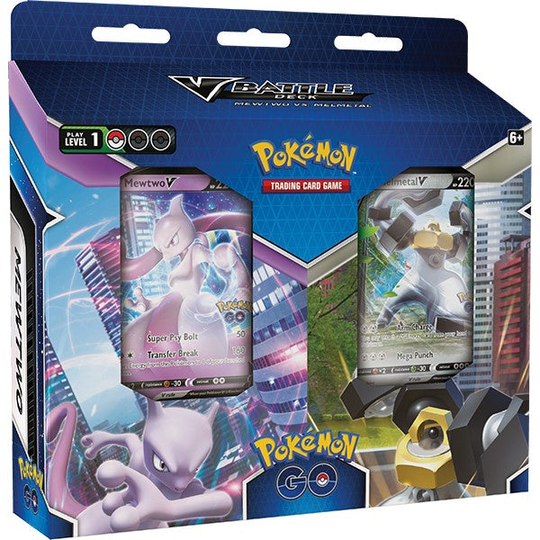 Pokemon GO V Battle Deck Bundle Mewtwo V / Melmetal V